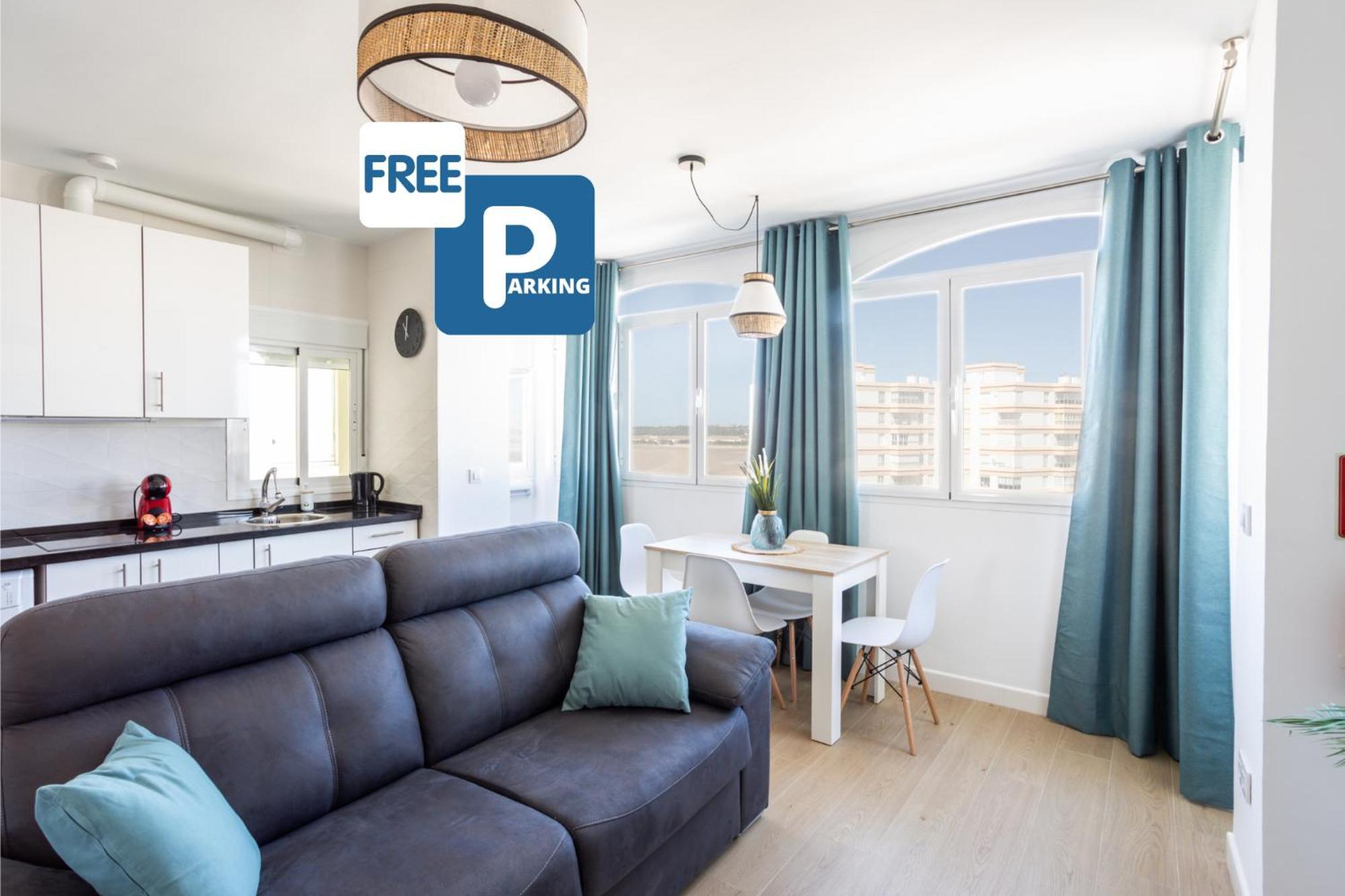 Playa Valdelagrana Free Parking By Cadiz Time Apartment El Puerto de Santa Maria Luaran gambar